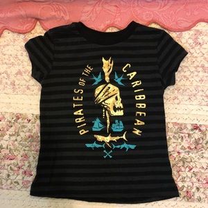 NWOT Disney girls shirt XS 4 pirates of Caribbean